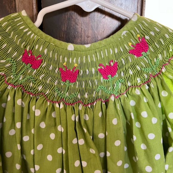Smocked 3T Dress Perfect For Spring - Picture 2 of 3